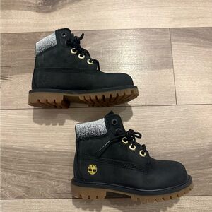Timberland NBA Raptors Kids Black Boots